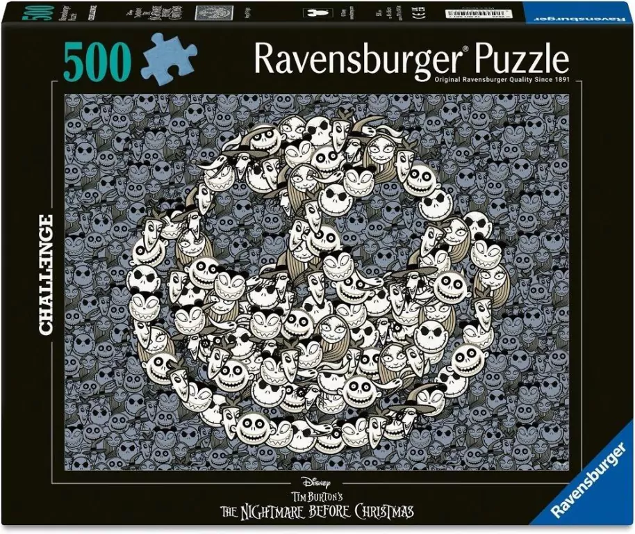 Puzzle 2D: Nightmare Before Christmas 500el - tantis.pl
