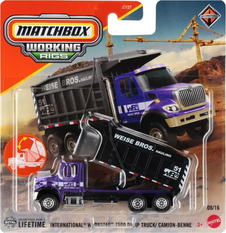 Matchbox Working Rigs Ciężarówka mix - tantis.pl