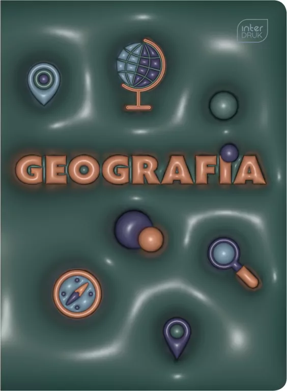 Zeszyt A5 60k kratka Geografia HYBRID + pigułka wiedzy - tantis.pl