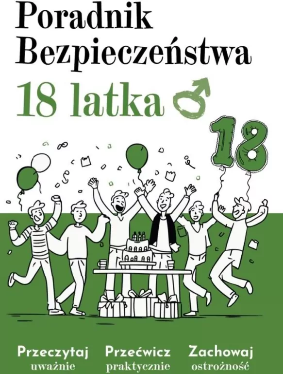 Karnet urodziny 18 męskie - tantis.pl