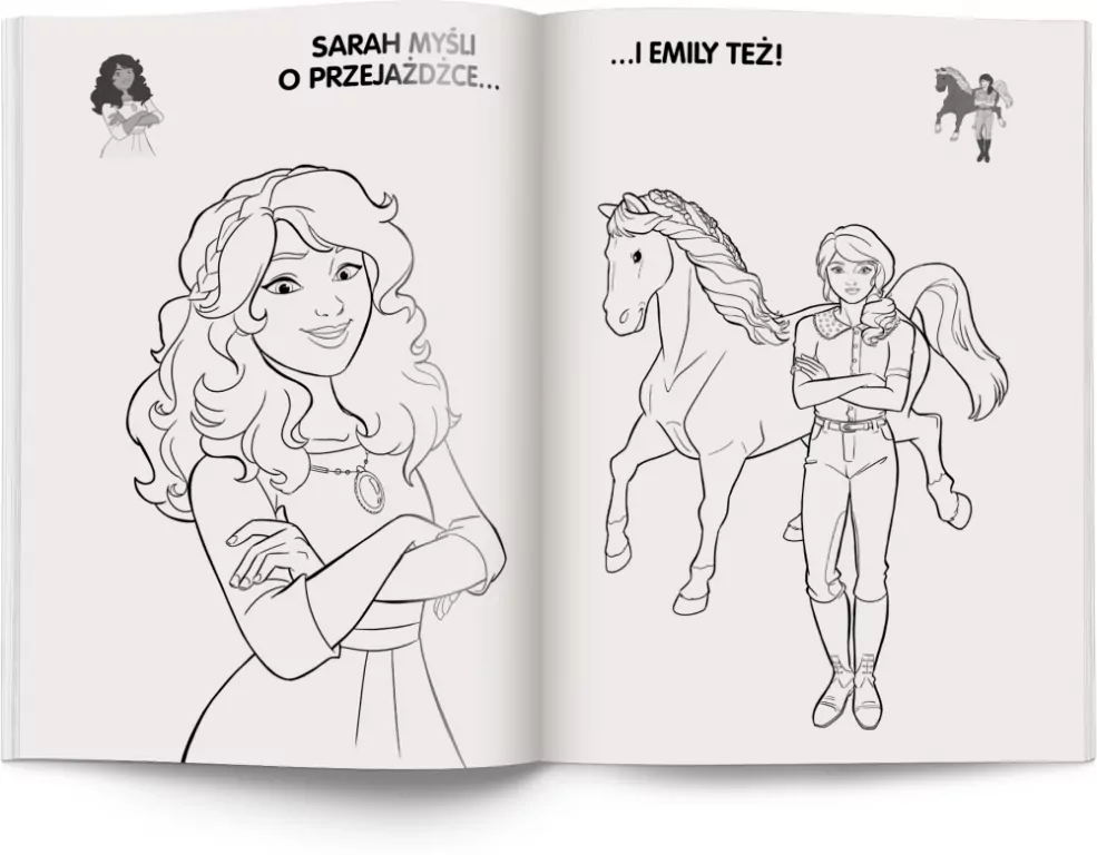 Kolorowanka z naklejkami. Schleich Horse Club - tantis.pl