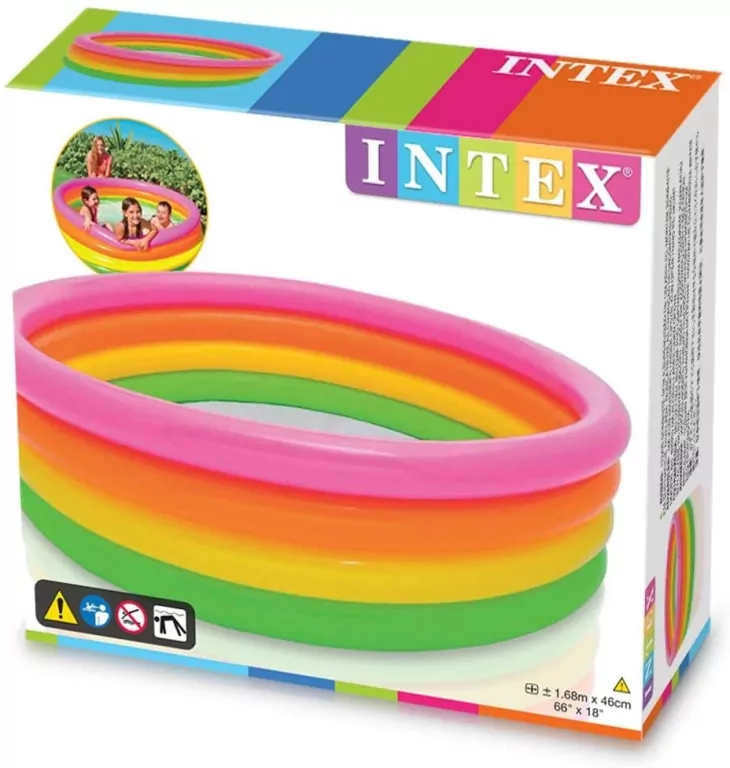 Basen dmuchany brodzik 168x46cm - tantis.pl