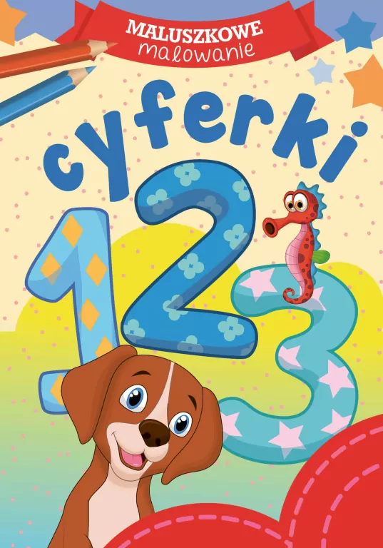 Cyferki. Maluszkowe malowanie - tantis.pl