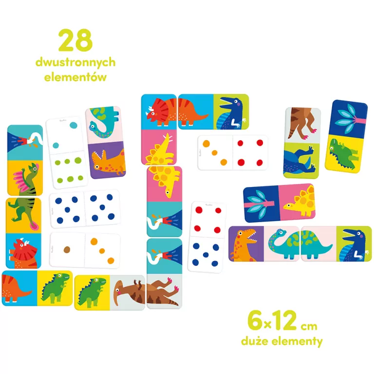 CzuCzu. CzuCzudomino Dinozaury - tantis.pl