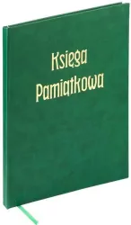 Księga pamiątkowa A4 120 kartek zielona GRAND