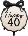 Balon foliowy pastylka Happy 40 47,5x45cm - tantis.pl