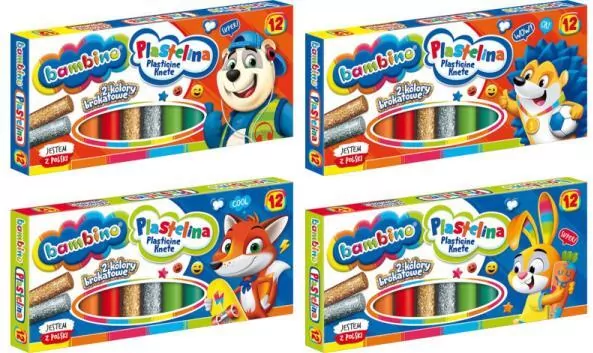Plastelina Bambino. 12 kolorów - tantis.pl
