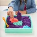 Kinetic Sand. Piasek z foremkami fioletowy - tantis.pl