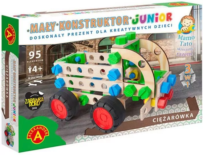 Truck 3w1. Mały Konstruktor Junior - tantis.pl