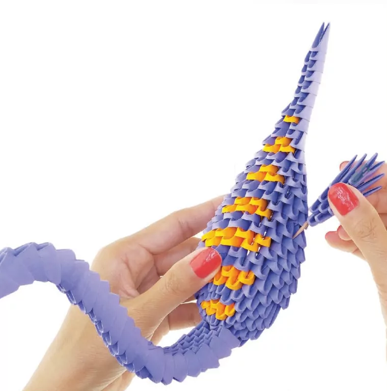 Origami 3D. Plezjozaur - tantis.pl