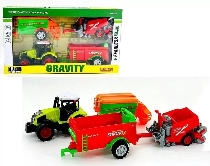 Traktor z maszynami rolniczymi - tantis.pl