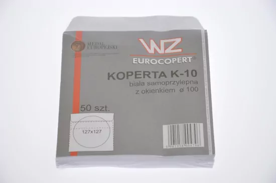 Koperta na CD, samoprzylepna biała, OP50 sztuk