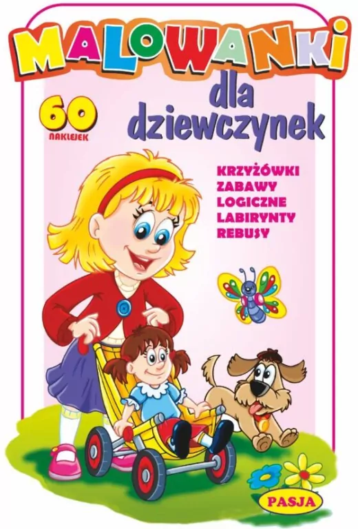 Malowanki dla dziewczynek PASJA - tantis.pl