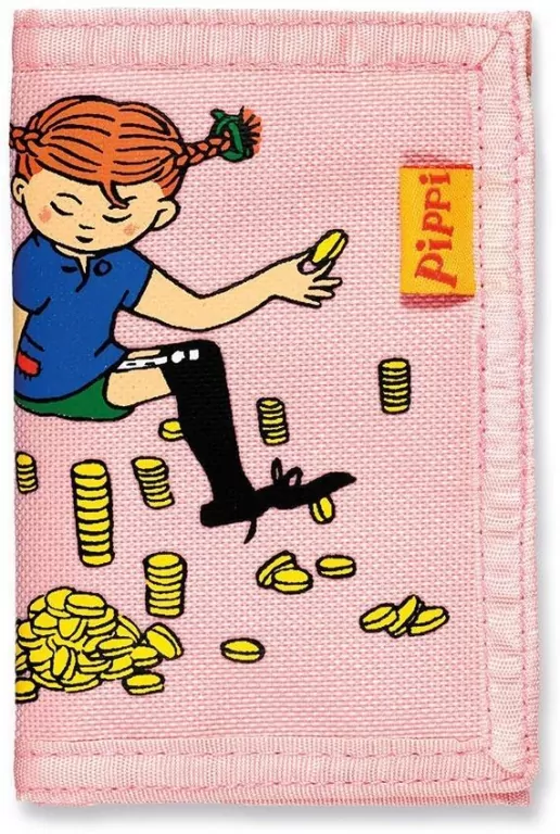 Portfel dla dzieci różowy Pippi - tantis.pl
