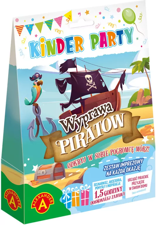 Zestaw Kinder Party. Wyprawa Piratów - tantis.pl
