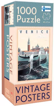 Puzzle 1000 Lovers Vintage Posters Venice - tantis.pl