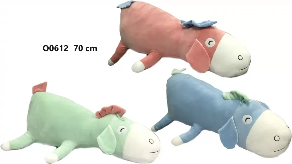 Maskotka poduszka Osioł toczek 70cm MIX - tantis.pl