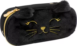 Piórnik Astrabag Fluffy Kitty Black AC6
