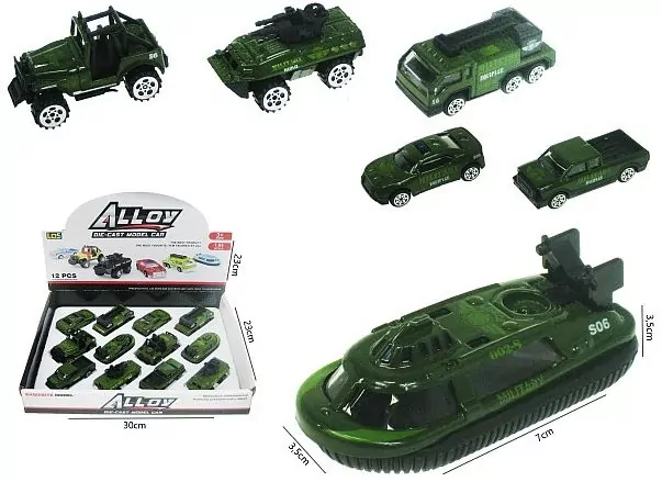 Pojazd wojsko 7cm metal HX173 46465 - tantis.pl