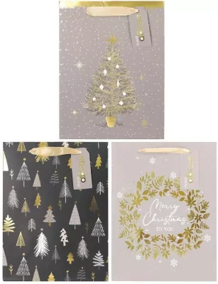 Torba prezentowa Święta 18x23x10cm mix STRIGO