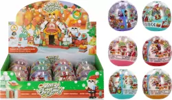 Klocki Konstrukcyjne w kuli. 12w1 Święta 7cm