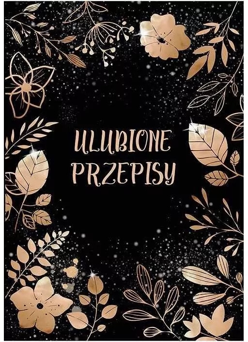 Przepiśnik. Ulubione przepisy czarny - tantis.pl
