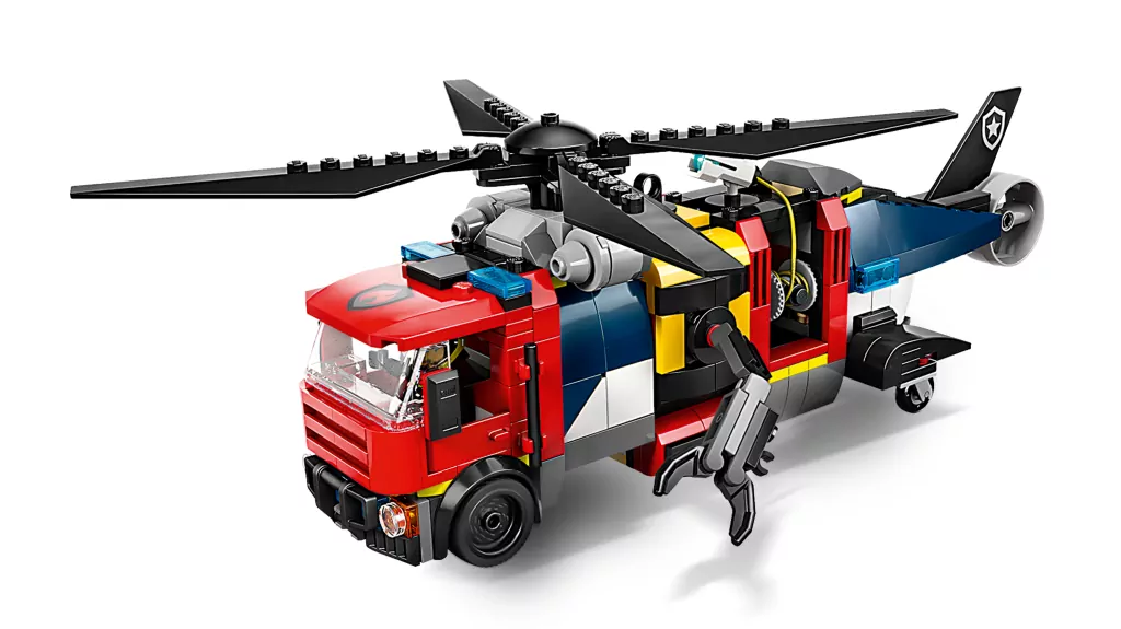 LEGO® Zestaw z helikopterem, wozem strażackim i łodzią podwodną 60462 - tantis.pl