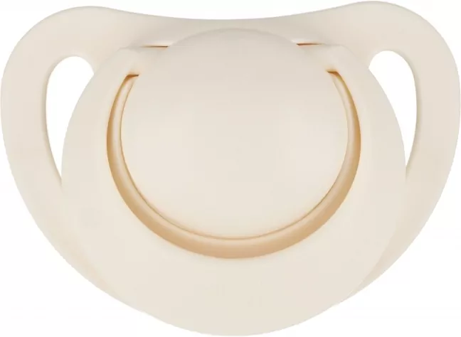 NUK. For Nature. Smoczki. 0-6 miesięcy. Beżowy i czerwony - tantis.pl