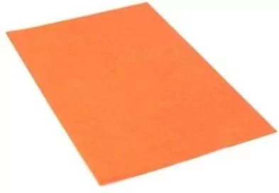 Filc dekoracyjny pomarańczowy 20x30cm - tantis.pl