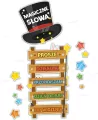 Dekoracje szkolne. Magiczne słowa 12el - tantis.pl
