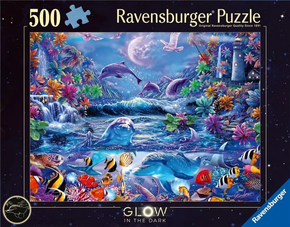 Puzzle 500 świecące - Magiczny świat - tantis.pl