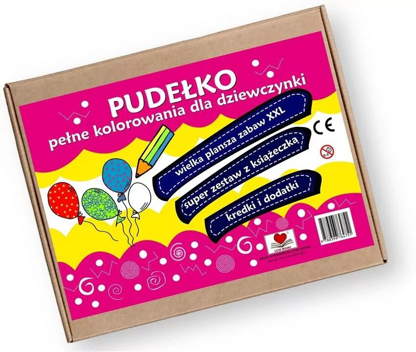Pudełko pełne kolorowania dla dziewczynki - tantis.pl