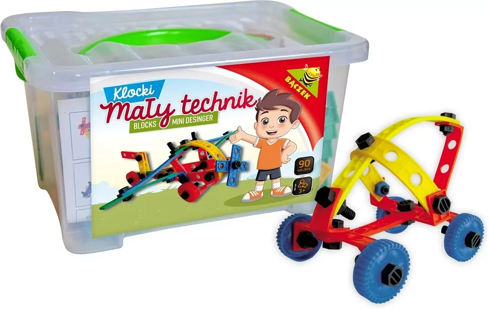 Klocki mały technik 160el - tantis.pl