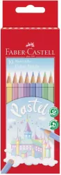 Kredki zamek pastel 10 kol. Faber-castell