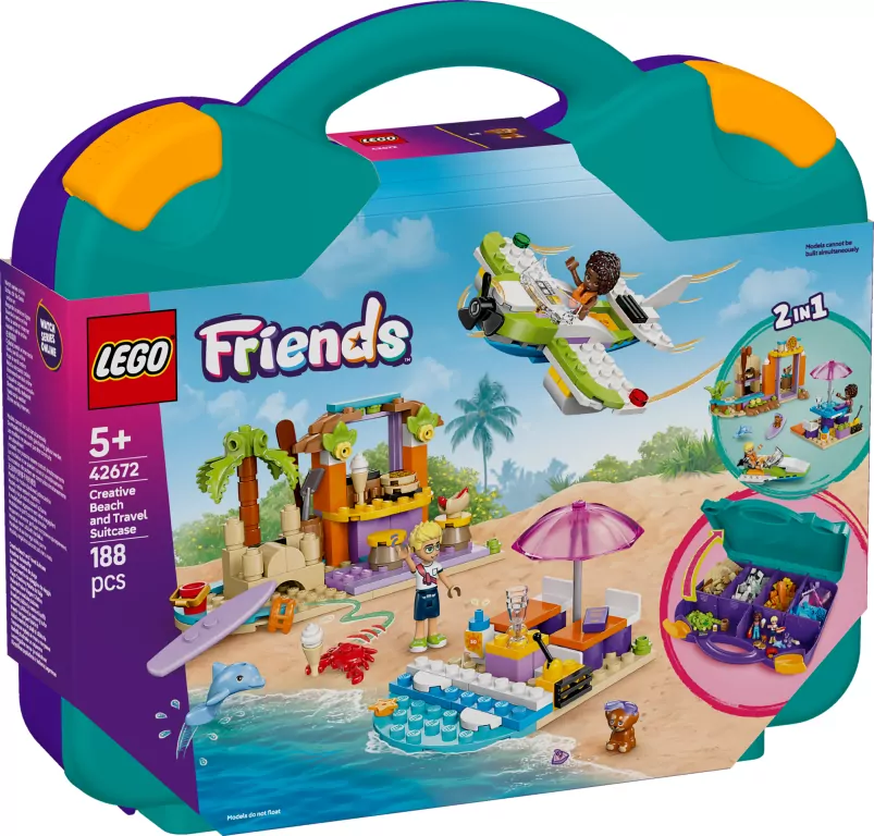 LEGO® Kreatywna walizka plażowa 42672 - tantis.pl