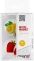 Magnes szklany Cytryna/Truskawka Kopuła 3,5 cm - tantis.pl
