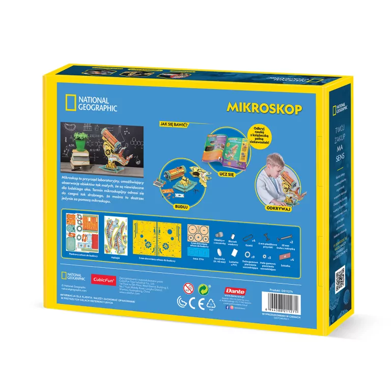 Cubic Fun. Puzzle 3D. National Geographic. Mikroskop - tantis.pl