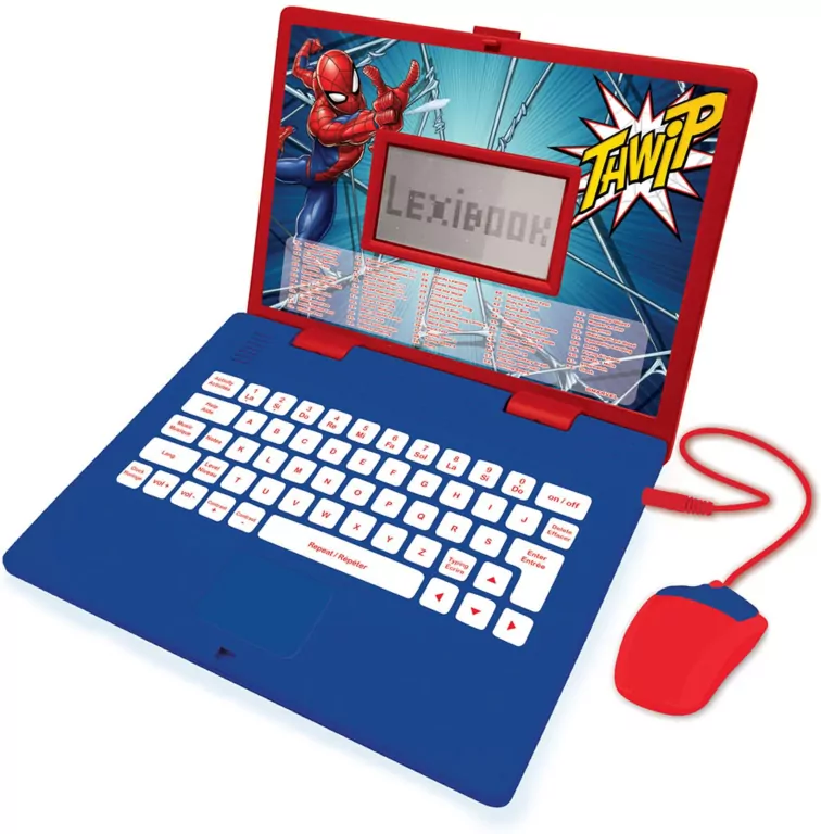 Lexibook. Laptop edukacyjny Spider-Man - tantis.pl