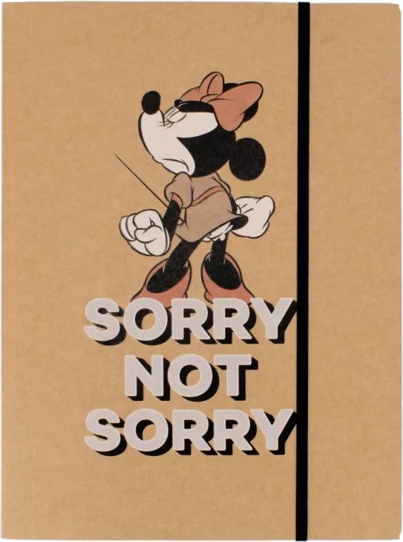 Teczka z gumką A4 Minnie Mouse Kraft Liner - tantis.pl