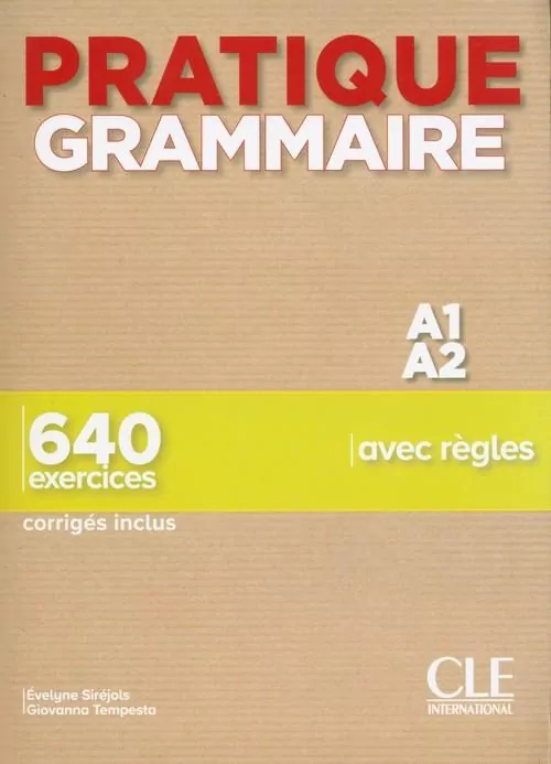 Pratique Grammaire - Niveau A1-A2 - Livre + Corrigés - tantis.pl