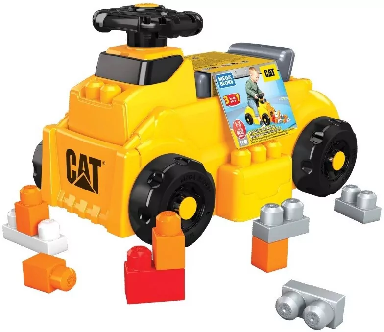 MEGA BLOKS CAT Pojazd jeździk 3w1 + klocki HDJ29 - tantis.pl