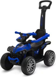 Jeździk z rączką Mega niebieski