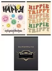 Zeszyt GIMBOO A4 w kratkę 32 kartki, mix