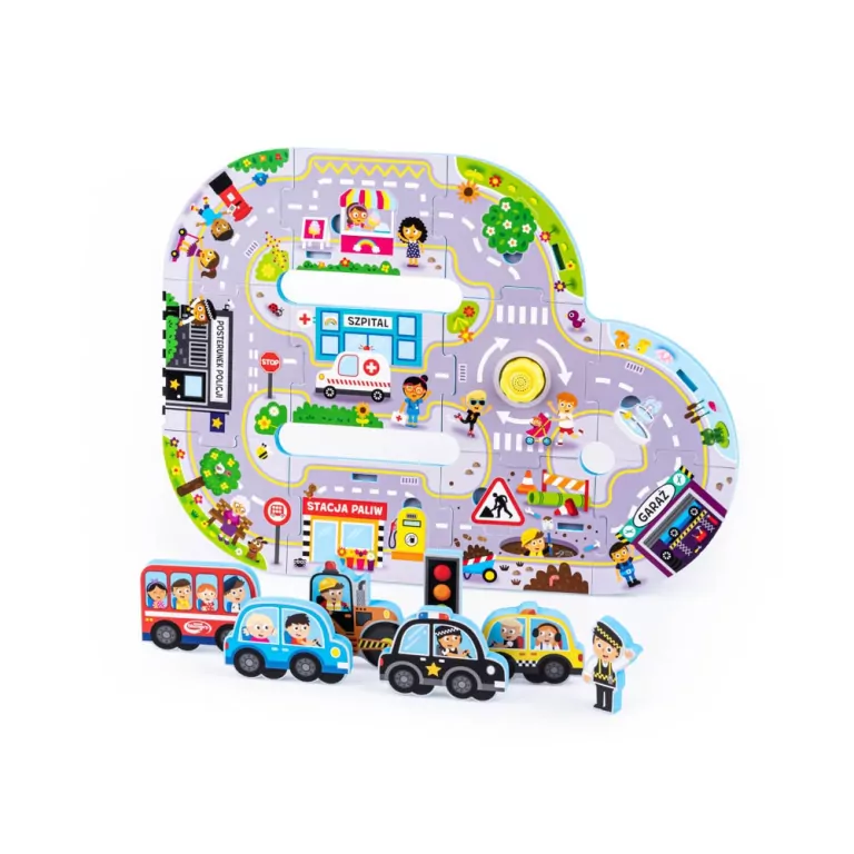 Puzzle. Dźwięki wokół nas. Miasto - tantis.pl