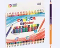 Kredki ołówkowe trójkątne BiColor 24/48 CARIOCA - tantis.pl