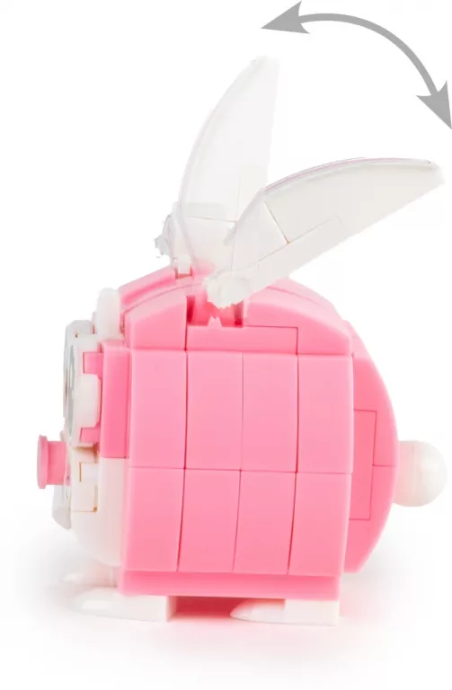 Klocki snapets królik różowy KIDEA - tantis.pl