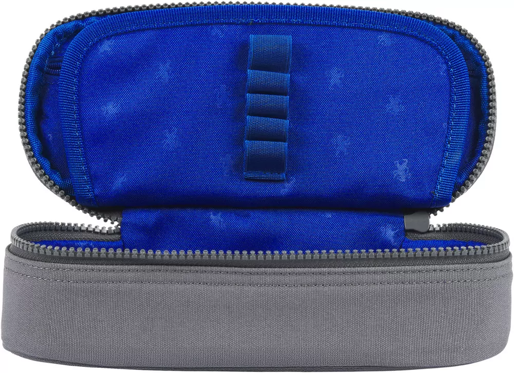 Piórnik z klapką Funky czarno-szary OXFORD - tantis.pl