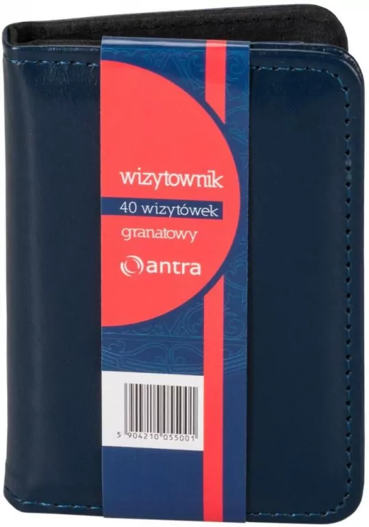 Wizytownik jednoklatkowy. Granatowy - tantis.pl