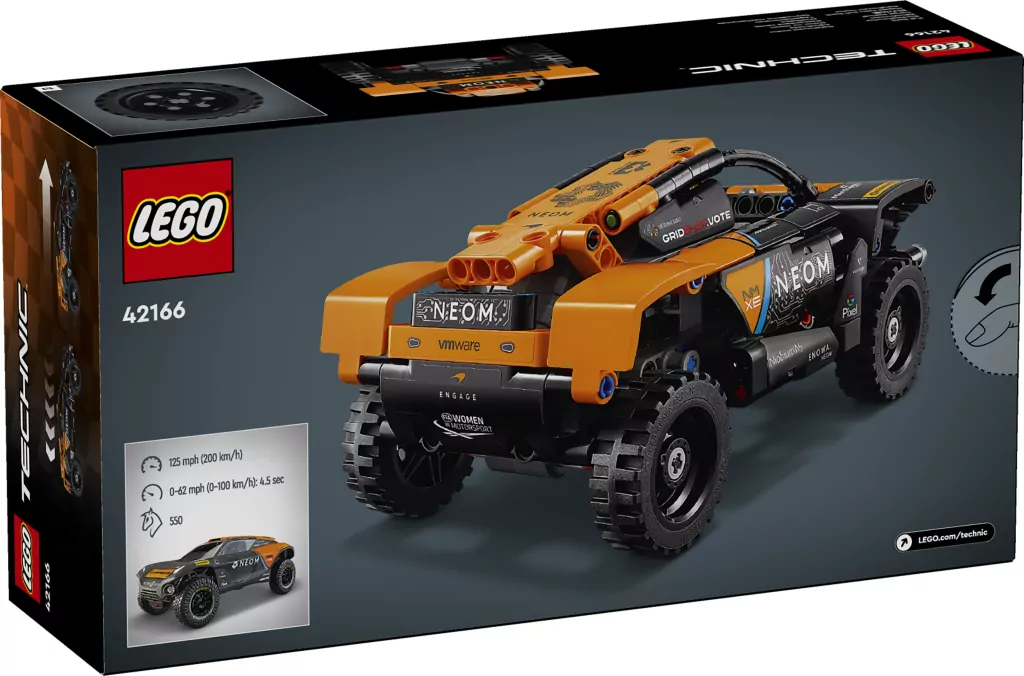 LEGO® Technic. NEOM McLaren Extreme E Race Car 42166 - tantis.pl