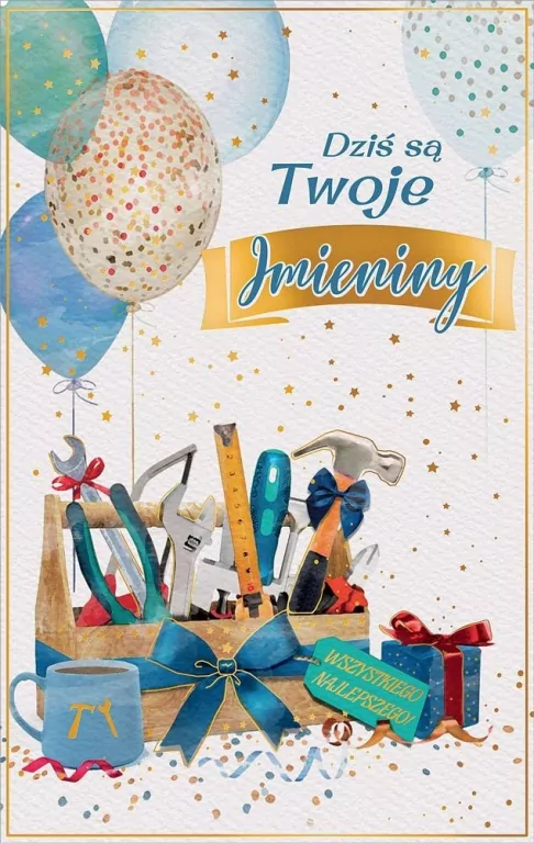 Kartka Imieninowa IM09 - tantis.pl